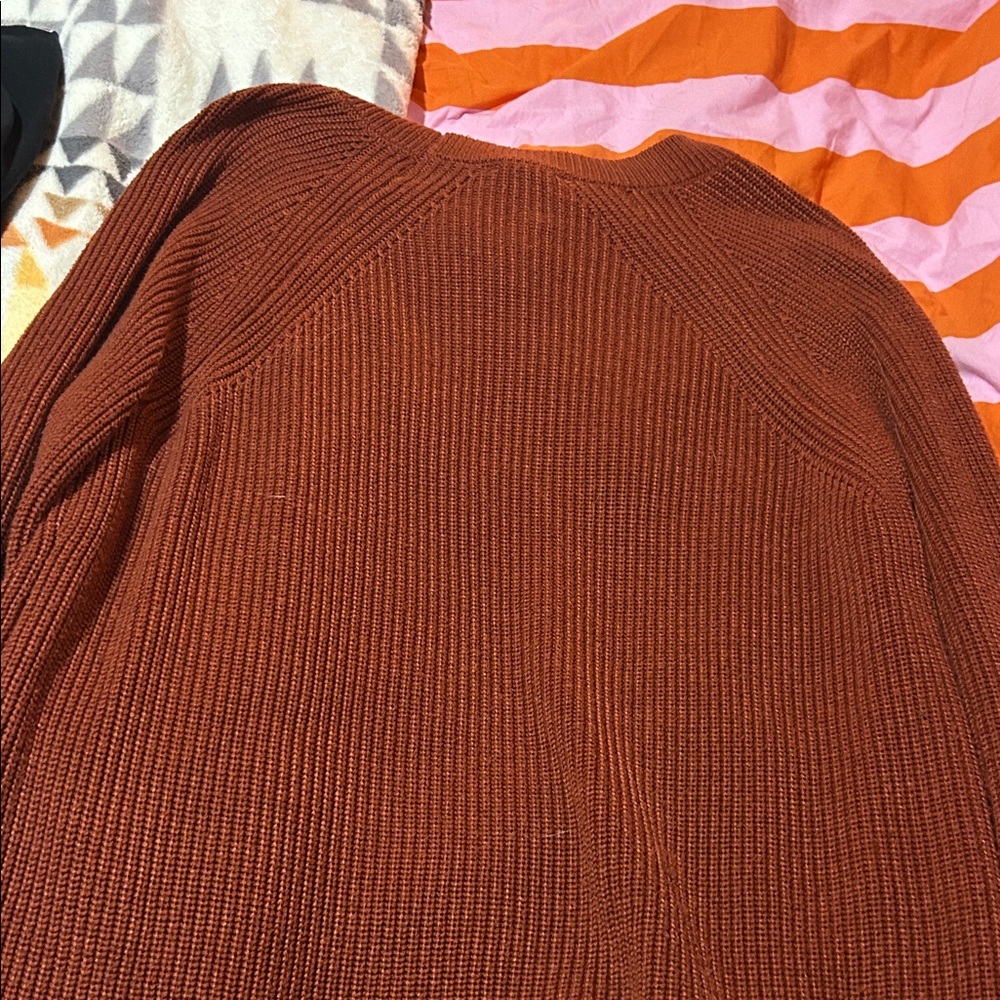 Jessica Simpson Rust Sweater - Crew Neck - Picture 4 of 4